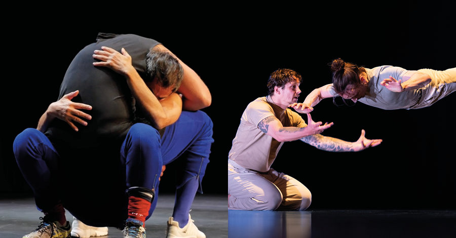 Dos+Oxymore, Delgado Fuchs +Maxime Cozic , spectacles présentés dans le cadre du SCD, saison 23-24 au Théâtre de Suresnes Jean Vilar