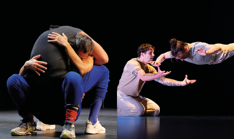 Dos+Oxymore, Delgado Fuchs +Maxime Cozic , spectacles présentés dans le cadre du SCD, saison 23-24 au Théâtre de Suresnes Jean Vilar