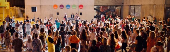 Spectacle "Block Party !" de Jann Gallois, programmé lors de la 32e édition du festival Suresnes Cités Danse, saison 23-24 au Théâtre de Suresnes Jean Vilar