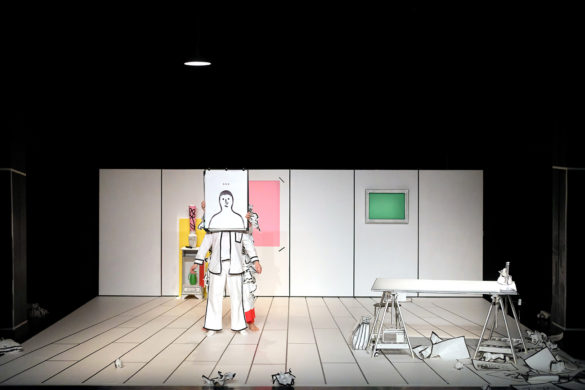 Spectacle jeune public "Immobile & Rebondi" de Sylvère Lamotte - Compagnie Lamento, programmé au Théâtre de Suresnes Jean Vilar pour la saison 25-26.
