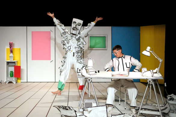 Spectacle jeune public "Immobile & Rebondi" de Sylvère Lamotte - Compagnie Lamento, programmé au Théâtre de Suresnes Jean Vilar pour la saison 25-26.